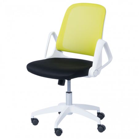 Работен стол Carmen 7033, До 100 кг, Регулиране на люлеенето, Фиксиране, Полипропиленови колелца, Черен/резеда