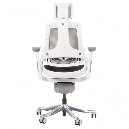 Ергономичен стол AMBRA, До 130 кг, Дишаща мрежа, Негорима дамаска, Заключваща в различни позиции облегалка, Плавно регулиране, Черен