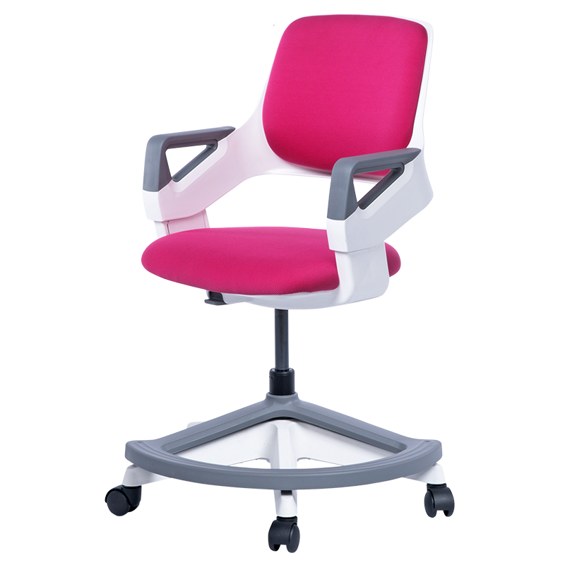 Детски стол Carmen CLEVER, До 100 кг, Негорима дамаска, Коригиране на дълбочина на седалката, 7 позиции, Розов