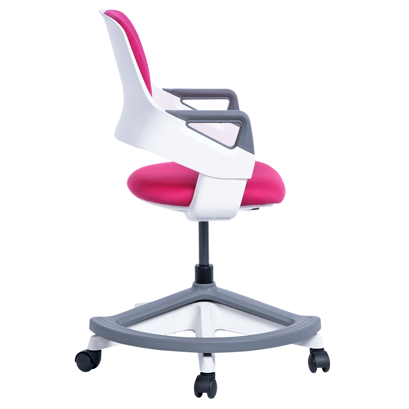 Детски стол Carmen CLEVER, До 100 кг, Негорима дамаска, Коригиране на дълбочина на седалката, 7 позиции, Розов