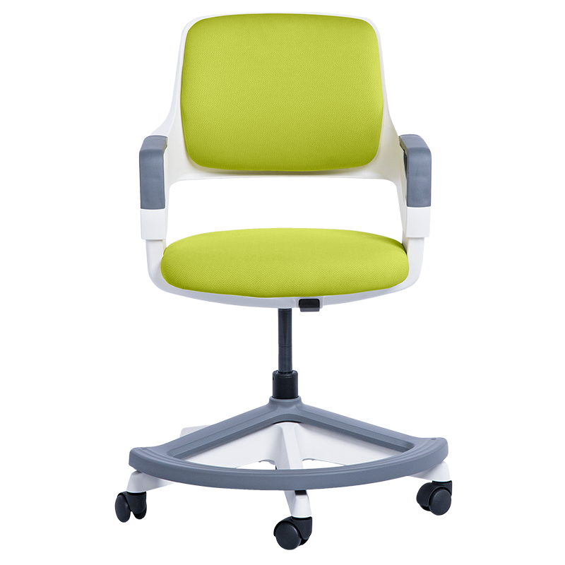 Детски стол Carmen CLEVER, До 100 кг, Негорима дамаска, Коригиране на дълбочина на седалката, 7 позиции, Горчица