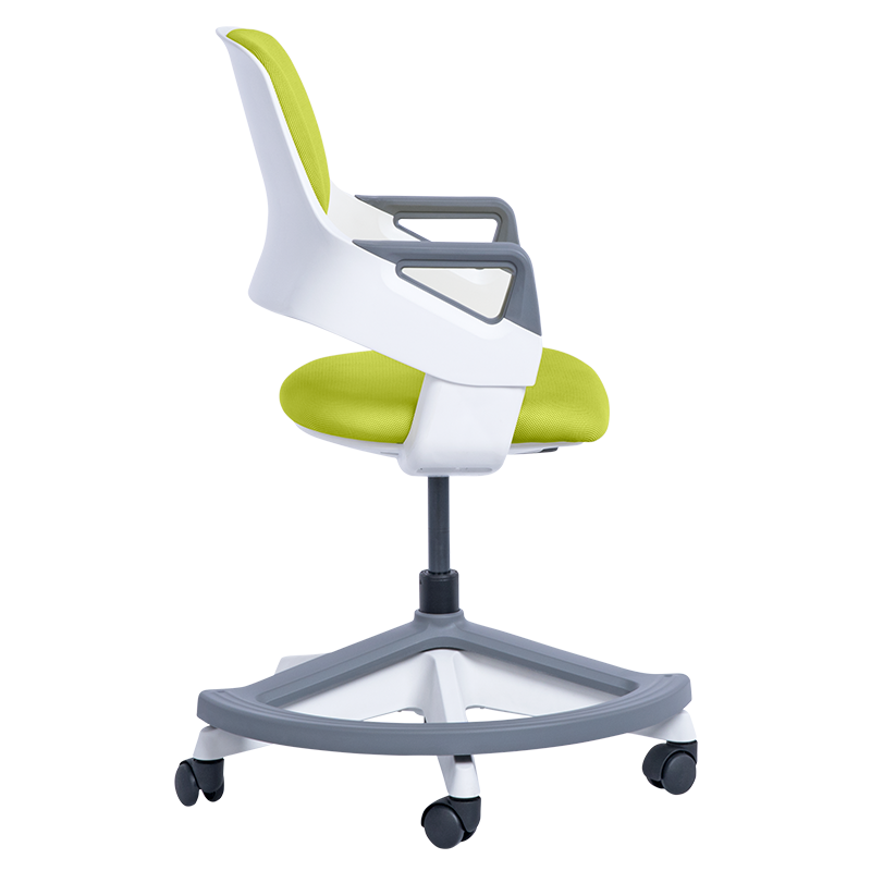 Детски стол Carmen CLEVER, До 100 кг, Негорима дамаска, Коригиране на дълбочина на седалката, 7 позиции, Горчица