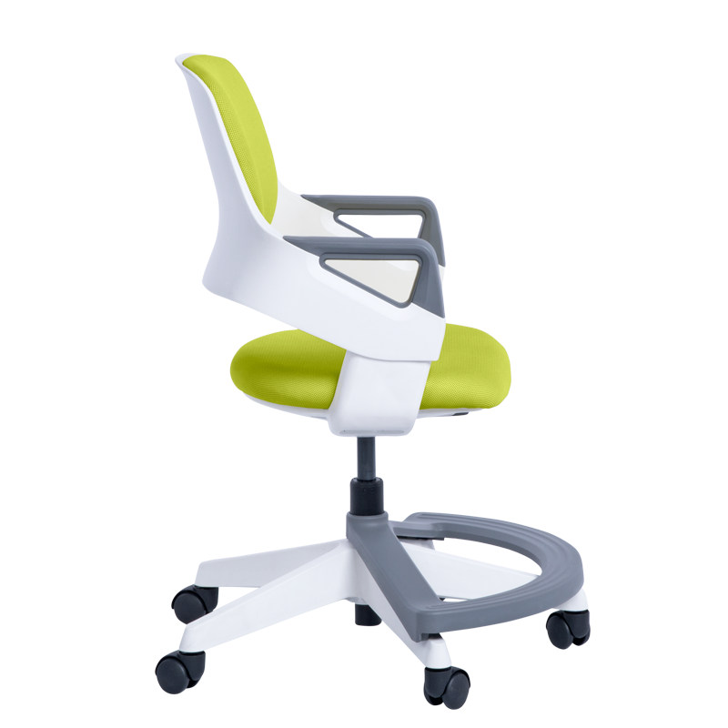 Детски стол Carmen CLEVER, До 100 кг, Негорима дамаска, Коригиране на дълбочина на седалката, 7 позиции, Горчица