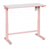 Ергономично детско бюро Carmen CR-103, Панел за управление, Сензор против сблъсък, Нивелиращи се крака, До 40 кг, Розов