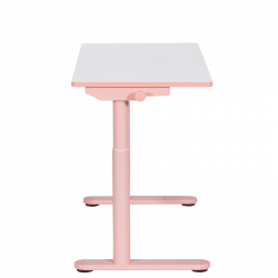Ергономично детско бюро Carmen CR-103, Панел за управление, Сензор против сблъсък, Нивелиращи се крака, До 40 кг, Розов