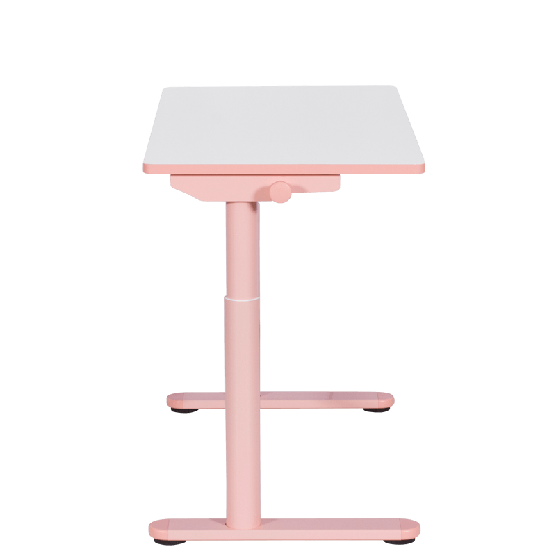 Ергономично детско бюро Carmen CR-103, Панел за управление, Сензор против сблъсък, Нивелиращи се крака, До 40 кг, Розов