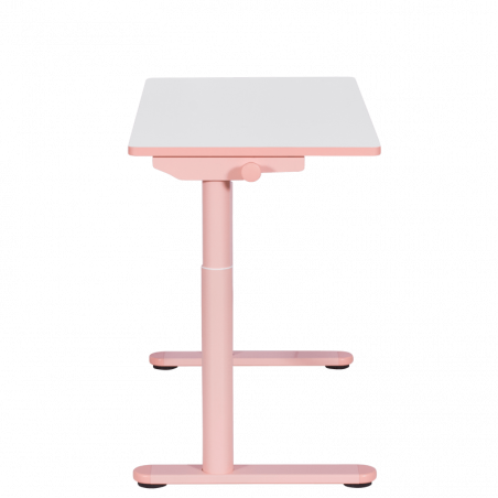 Ергономично детско бюро Carmen CR-103, Панел за управление, Сензор против сблъсък, Нивелиращи се крака, До 40 кг, Розов
