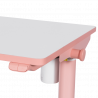 Ергономично детско бюро Carmen CR-103, Панел за управление, Сензор против сблъсък, Нивелиращи се крака, До 40 кг, Розов
