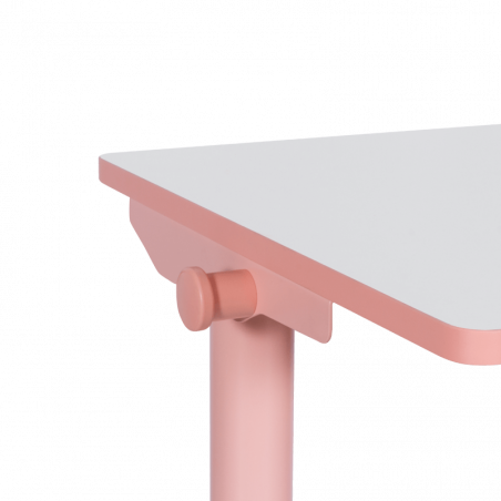 Ергономично детско бюро Carmen CR-103, Панел за управление, Сензор против сблъсък, Нивелиращи се крака, До 40 кг, Розов