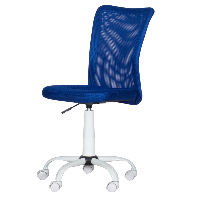 Детски стол Carmen 7121, До 70 кг, Газов амортисьор, Полипропиленови колелца, Син