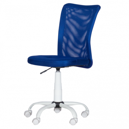 Детски стол Carmen 7121, До 70 кг, Газов амортисьор, Полипропиленови колелца, Син