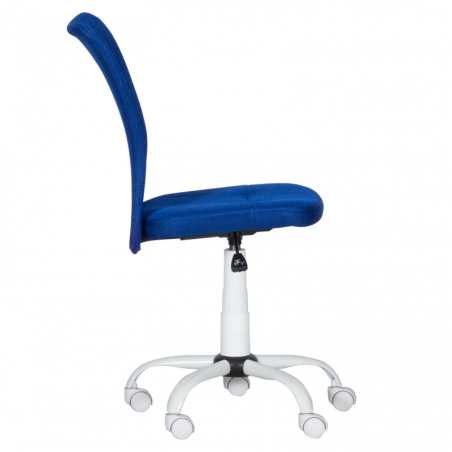 Детски стол Carmen 7121, До 70 кг, Газов амортисьор, Полипропиленови колелца, Син