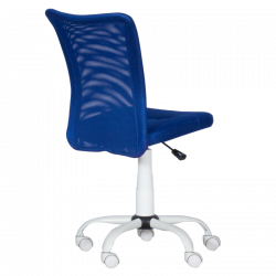 Детски стол Carmen 7121, До 70 кг, Газов амортисьор, Полипропиленови колелца, Син