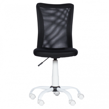 Детски стол Carmen 7121, До 70 кг, Газов амортисьор, Полипропиленови колелца, Черен