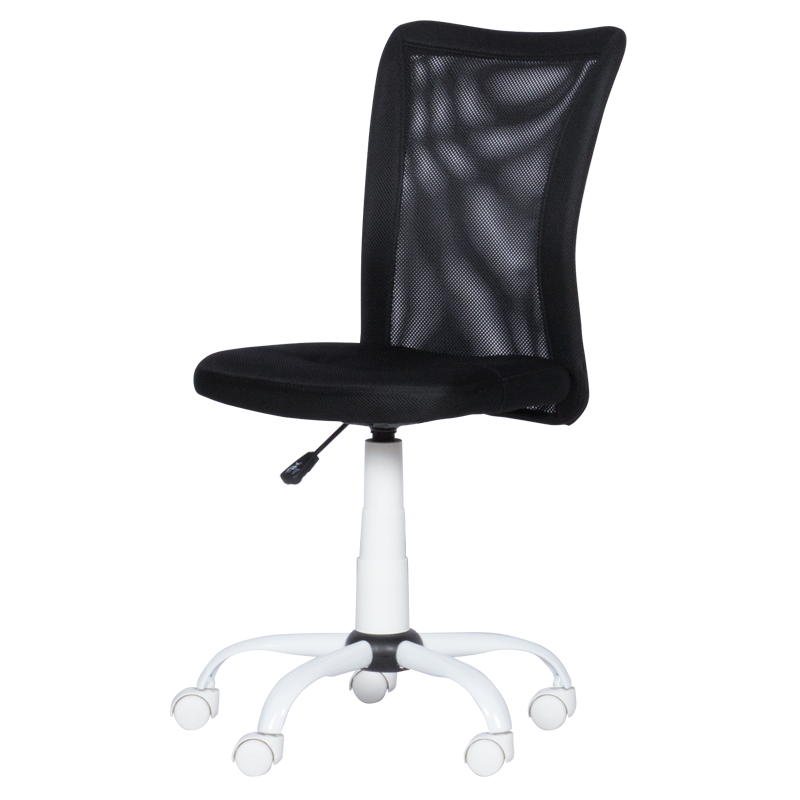 Детски стол Carmen 7121, До 70 кг, Газов амортисьор, Полипропиленови колелца, Черен