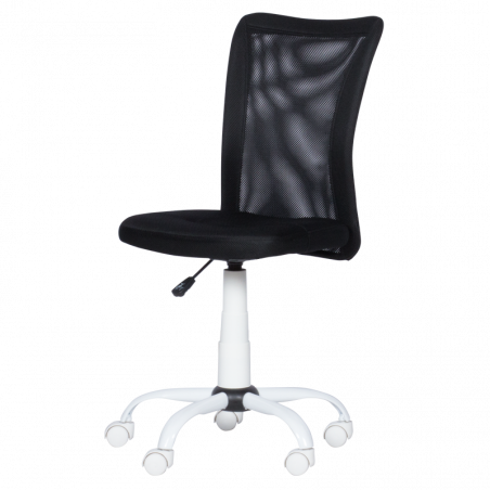 Детски стол Carmen 7121, До 70 кг, Газов амортисьор, Полипропиленови колелца, Черен