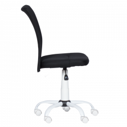 Детски стол Carmen 7121, До 70 кг, Газов амортисьор, Полипропиленови колелца, Черен