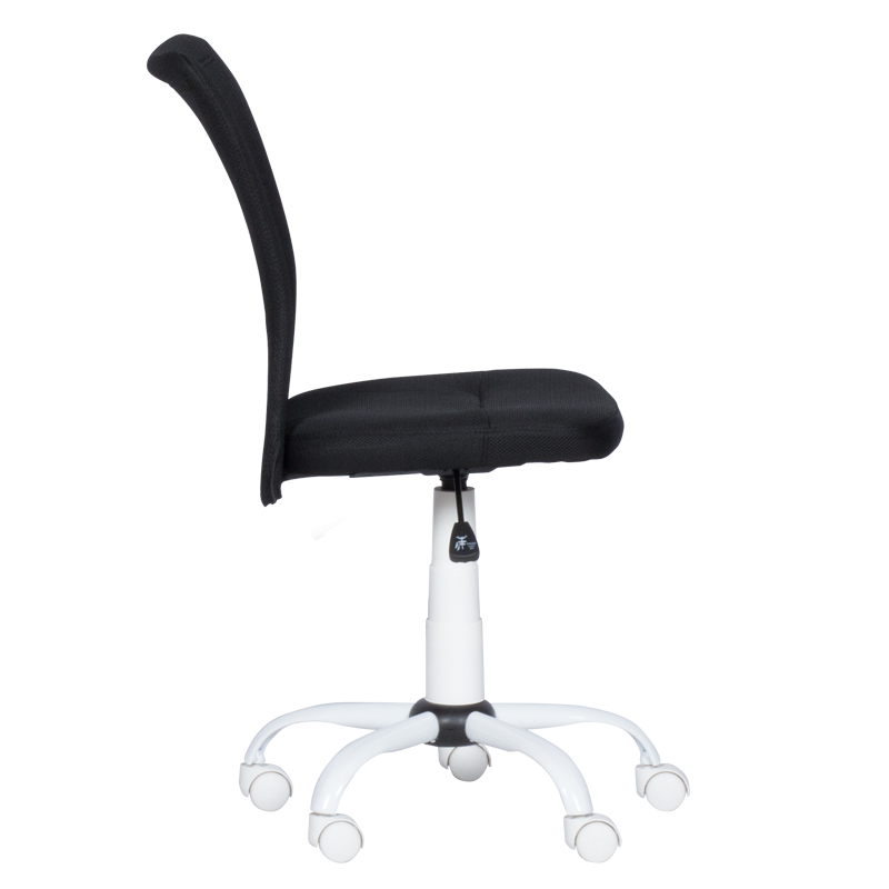 Детски стол Carmen 7121, До 70 кг, Газов амортисьор, Полипропиленови колелца, Черен