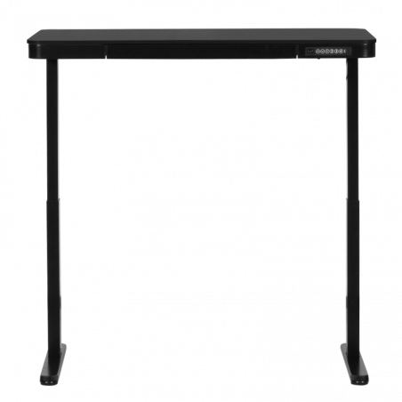 Ергономично регулируемо бюро Carmen CR-118 E, Нивелиращи се крака, Панел за управление, Дисплей, USB, Памет, Сензор против сблъсък, Черен