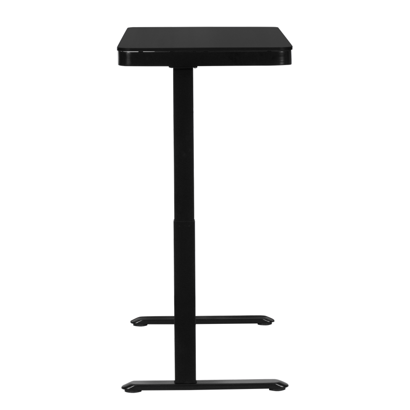 Ергономично регулируемо бюро Carmen CR-118 E, Нивелиращи се крака, Панел за управление, Дисплей, USB, Памет, Сензор против сблъсък, Черен