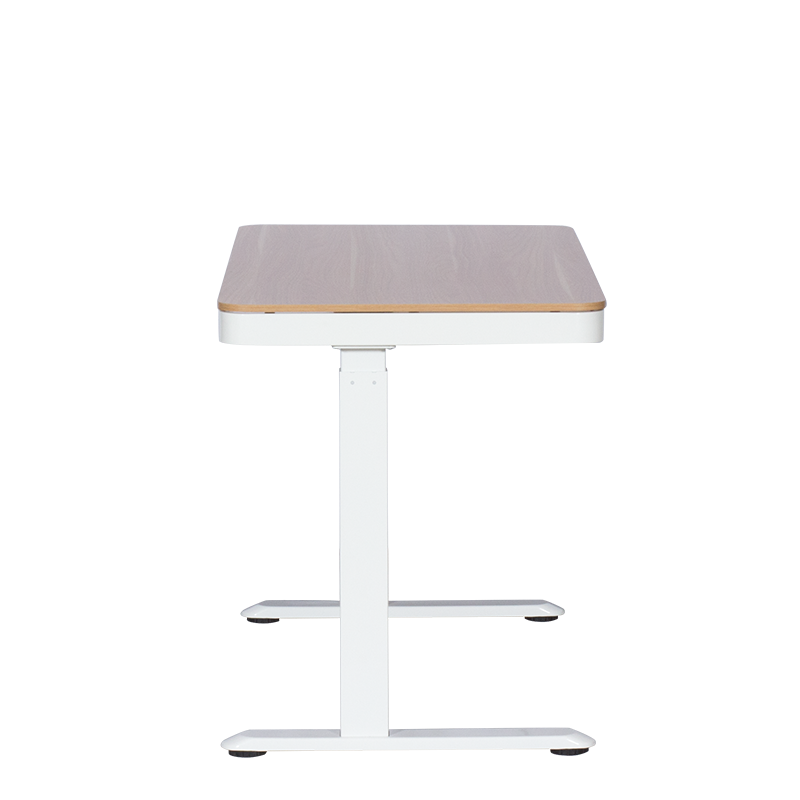 Ергономично регулируемо бюро Carmen CR-118 E, Нивелиращи се крака, Панел за управление, Дисплей, USB, Памет, Сензор против сблъсък, Бял/бук