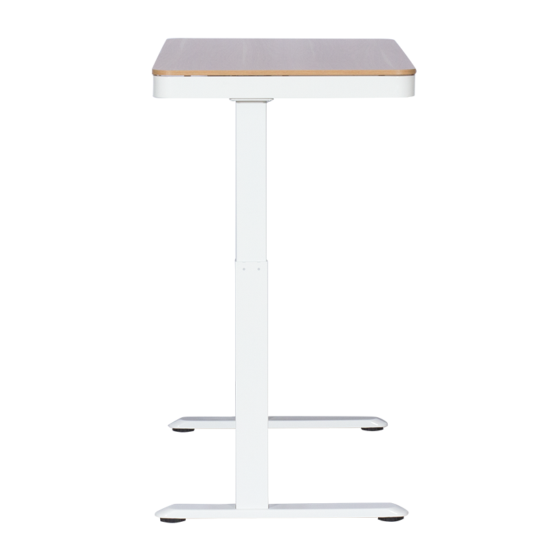 Ергономично регулируемо бюро Carmen CR-118 E, Нивелиращи се крака, Панел за управление, Дисплей, USB, Памет, Сензор против сблъсък, Бял/бук