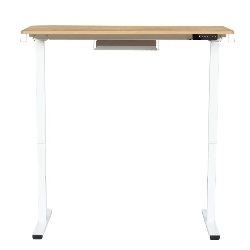 Ергономично регулируемо бюро Carmen CR- 4825, 73-121 см, Панел за управление, USB, Памет, Сензор против сблъсък, Бук/бял