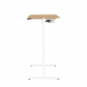 Ергономично регулируемо бюро Carmen CR- 4825, 73-121 см, Панел за управление, USB, Памет, Сензор против сблъсък, Бук/бял