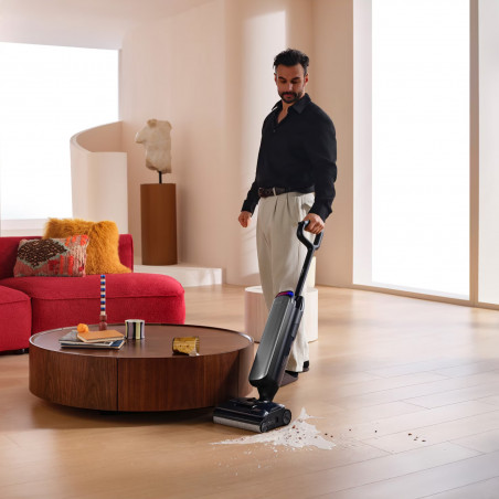 Вертикална прахосмукачка Tineco Floor One S9 Artist Premium, 230W, 22000 Pa, Сухо/Мокро, 0.75 л мръсна/1 л чиста, Автономия 50 мин, iLoop сензор, Сив