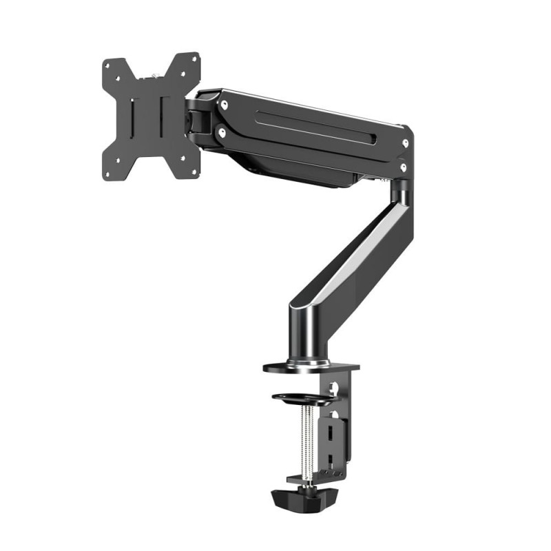 Стойка за монитор Esperanza ERW019, 17"-27", За 1 монитор, Пружинен механизъм, VESA 75/100 mm, До 6 кг, Черен