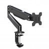 Стойка за монитор Esperanza ERW019, 17"-27", За 1 монитор, Пружинен механизъм, VESA 75/100 mm, До 6 кг, Черен