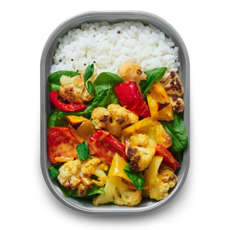 Комплект 3 бр кутии за храна Black+Blum Meal Prep FBSS-BX-PACK1, 0.6/0.9/1.2 l, Правоъгълни, Подходящи за фурна, Без BPA, Неръждаема стомана, Сив