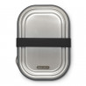 Кутия за храна Black+Blum BAM-SS-L018, 1 l, Правоъгълна, Подходяща за фурна, Без BPA, Неръждаема стомана, Сив