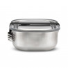Кутия за храна Black+Blum BAM-SS-L018, 1 l, Правоъгълна, Подходяща за фурна, Без BPA, Неръждаема стомана, Сив