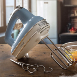 Ръчен миксер Ariete VINTAGE 1548/05, 450W, 5 скорости, Турбо, Небесносин