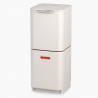 Кошче за боклук 3в1 Joseph Joseph Totem Compact 30064, 2x20 л, 3 л контейнер за оптадъци, Вертикален дизайн, Сменяеми филтри с активен въглен, Бежов