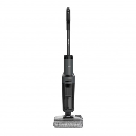Вертикална прахосмукачка Tineco Floor One S6 Stretch Extreme, 220W, 18000 Pa, Сухо/Мокро, 0.72 л мръсна/0.8 л чиста, Автономия 40 мин, 233 м2, LED дисплей, Гласов асистент, Черен