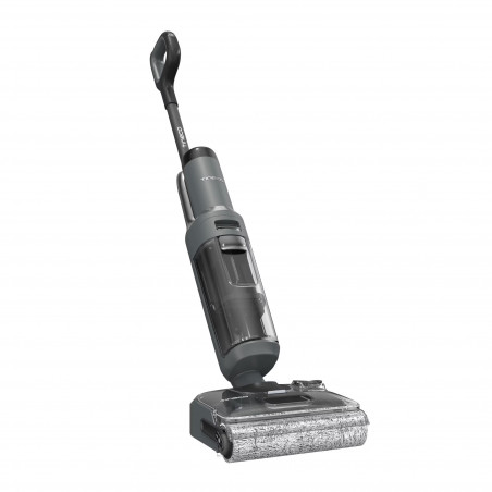 Вертикална прахосмукачка Tineco Floor One S6 Stretch Extreme, 220W, 18000 Pa, Сухо/Мокро, 0.72 л мръсна/0.8 л чиста, Автономия 40 мин, 233 м2, LED дисплей, Гласов асистент, Черен