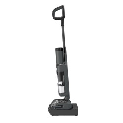 Вертикална прахосмукачка Tineco Floor One S6 Stretch Extreme, 220W, 18000 Pa, Сухо/Мокро, 0.72 л мръсна/0.8 л чиста, Автономия 40 мин, 233 м2, LED дисплей, Гласов асистент, Черен
