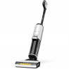 Вертикална прахосмукачка Tineco Floor One S7 Steam Plus 4В1, 240W, Сухо/Мокро, 0.7 л мръсна/0.8 л чиста, LED екран и осветление, Пара + сушене, Бял/черен