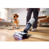Вертикална прахосмукачка Tineco Floor One S7 Steam Plus 4В1, 240W, Сухо/Мокро, 0.7 л мръсна/0.8 л чиста, LED екран и осветление, Пара + сушене, Бял/черен