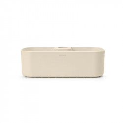 Органайзер за душ Brabantia ReNew 1006272, 7.5х13.3х24.4 см, Дъно с отвори за вода, Устойчивост на корозия, Бежов