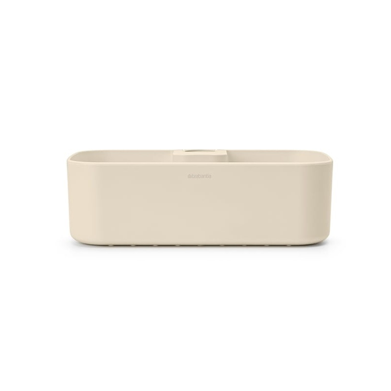 Органайзер за душ Brabantia ReNew 1006272, 7.5х13.3х24.4 см, Дъно с отвори за вода, Устойчивост на корозия, Бежов