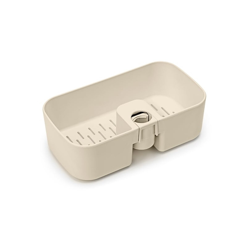Органайзер за душ Brabantia ReNew 1006272, 7.5х13.3х24.4 см, Дъно с отвори за вода, Устойчивост на корозия, Бежов