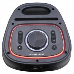 Аудио система Crown GTB160BUM, 160W, LCD, Дистанционно, USB, FM, AUX, Bluetooth, Микрофон, Черен