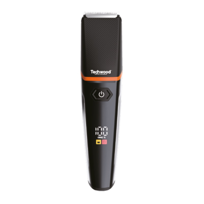 Тример 5в1 Techwood TTN-038, Автономия до 90 мин, 6 приставки, 5 глави, LED дисплей, USB-Type C, Черен