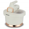 Миксер с купа Techwood TMB-340, 500W, 6 скорости, 2x 3.5 л, Капак против пръски, Бял/Шампанско
