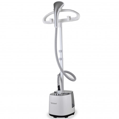 Уред за гладене с пара Techwood TDV-2006, 2000W, 2.8 l, 30 g/min, 90 min, Термична защита, 2 настройки, Бял
