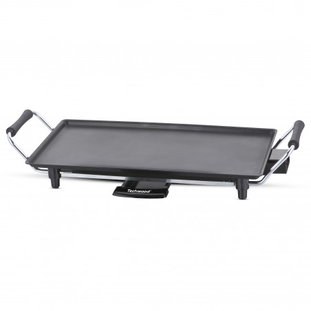 Скара тепаняки Techwood TTP-2343, 2000W, 43x23 см, Незалепващо покритие, Термостат, Черен