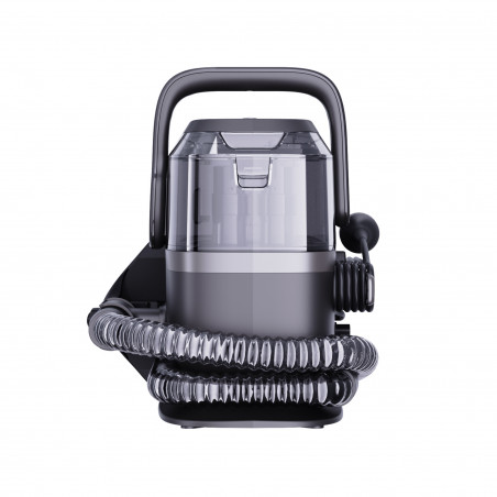 Мултифункционален почистващ уред с пара и вакуум Techwood TAN-7066V, 600/800W, Резервоар за чиста и отпадъчна вода, 3 режима, Дигитален дисплей, Тъмносив